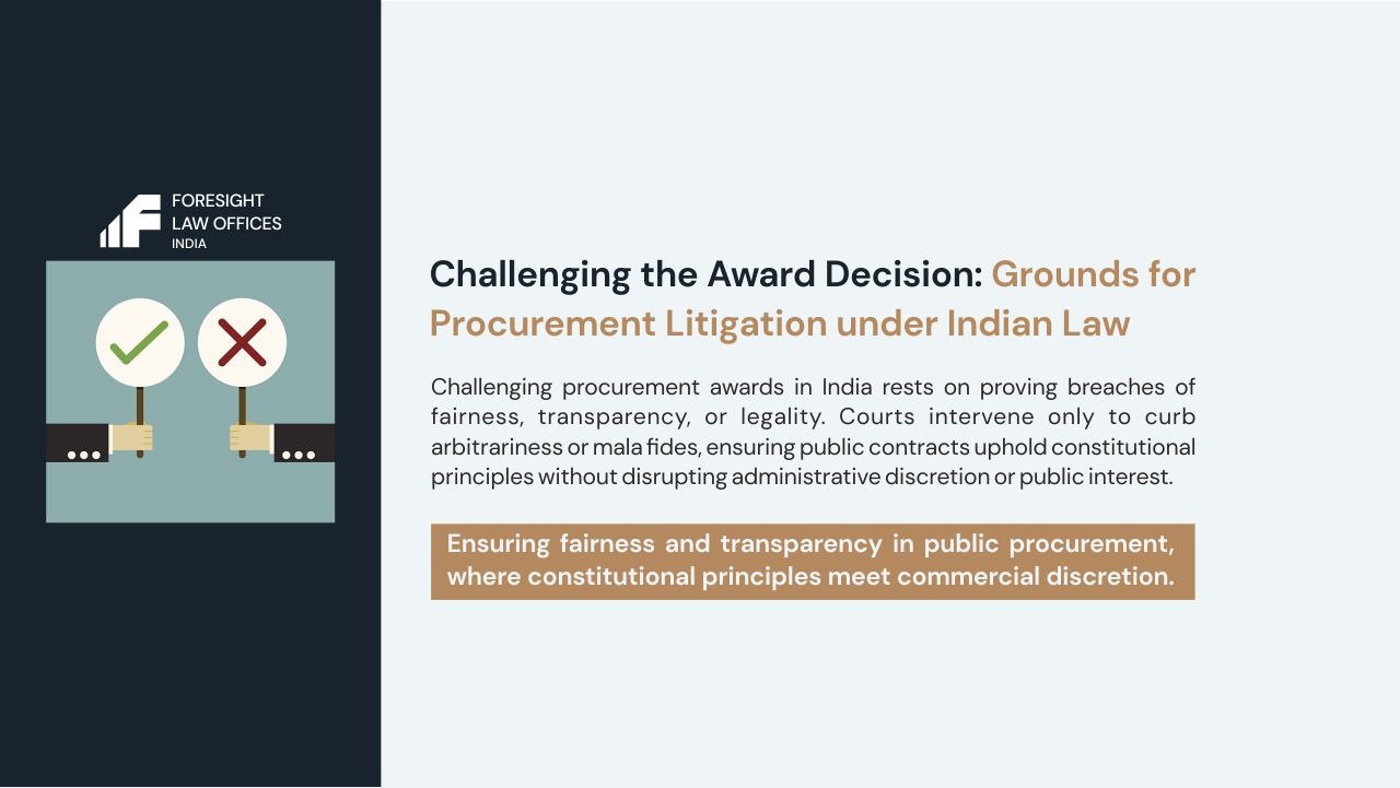 grounds for procurement litigation