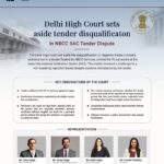Delhi High Court Grants Interim Relief in a Challenge to Arbitration Disqualification in an NBCC Tender Process